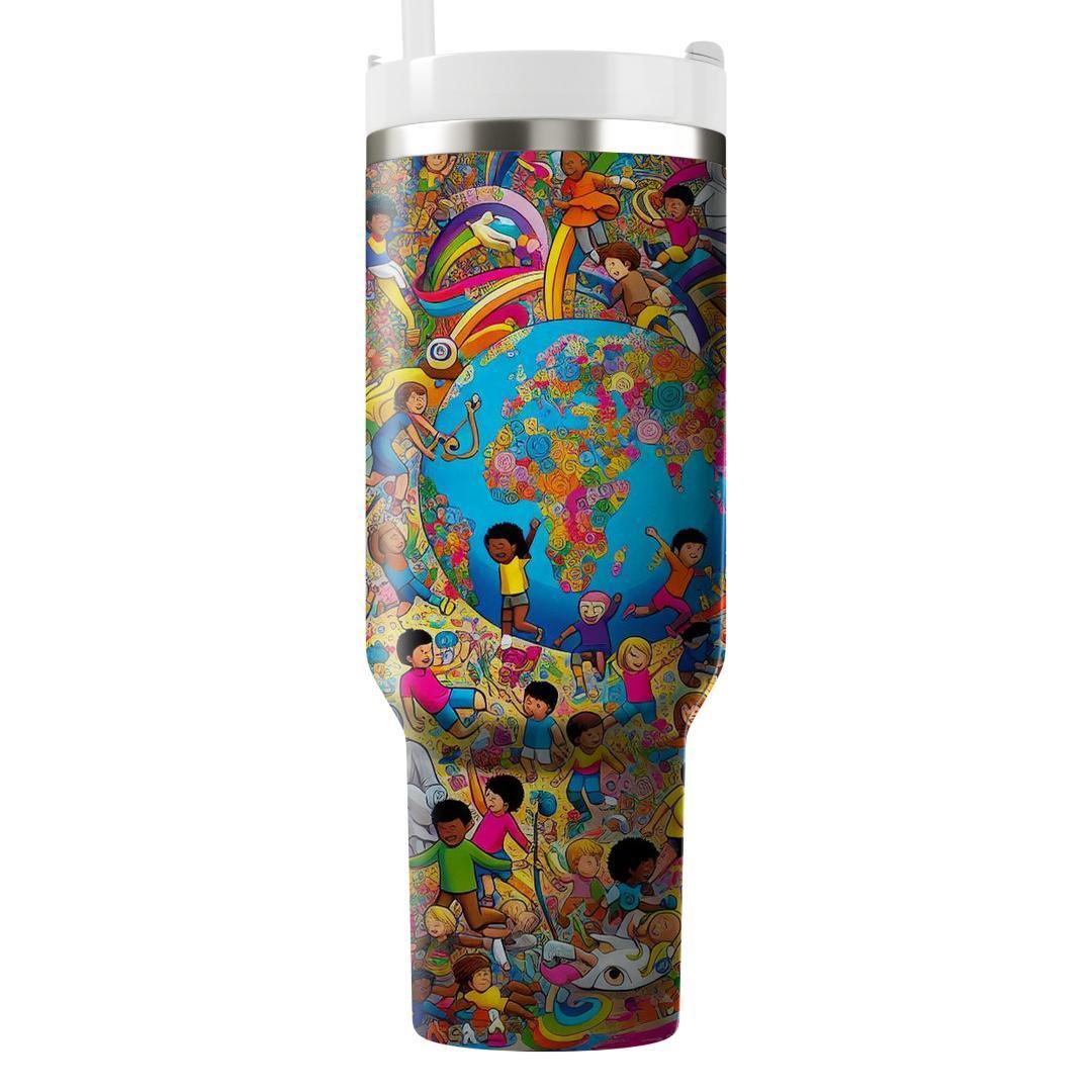 Reflections Of Joy - International Children’s Day  Tumblers With Lids