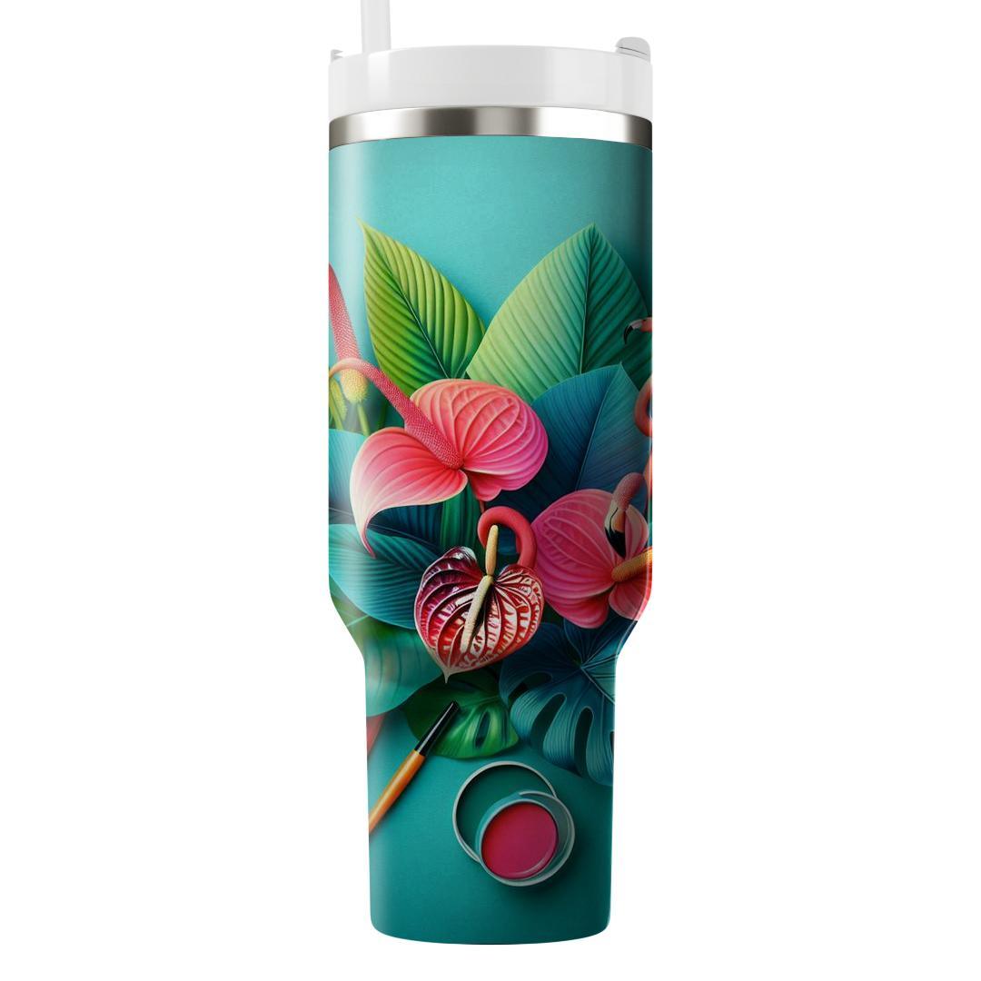 Exotic Floral Dreamscape  Tumblers For Gifts