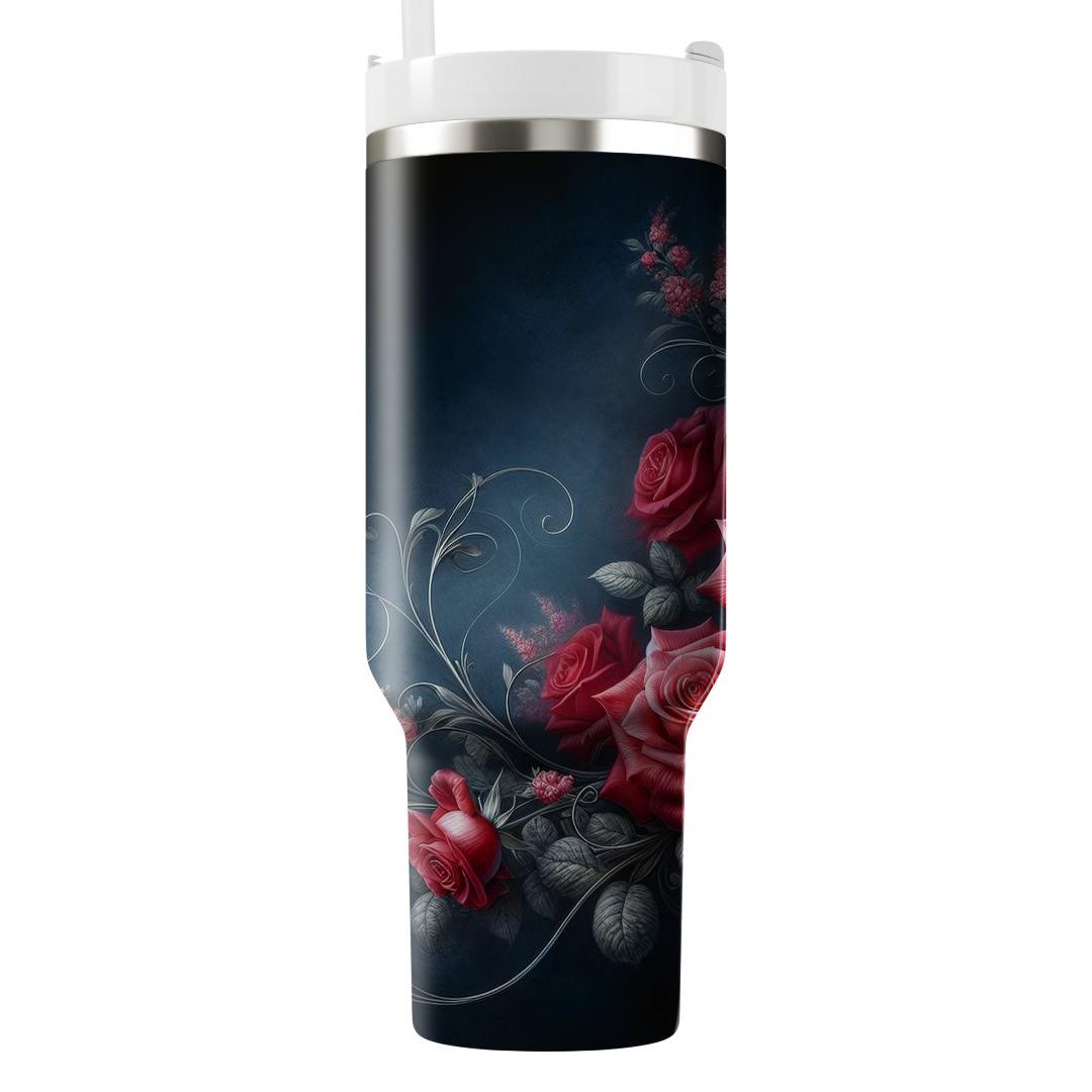 Enchanted Evening Rose  Unique Tumblers