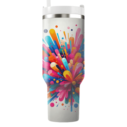 Playful Color Burst  Tumblers For Gifts