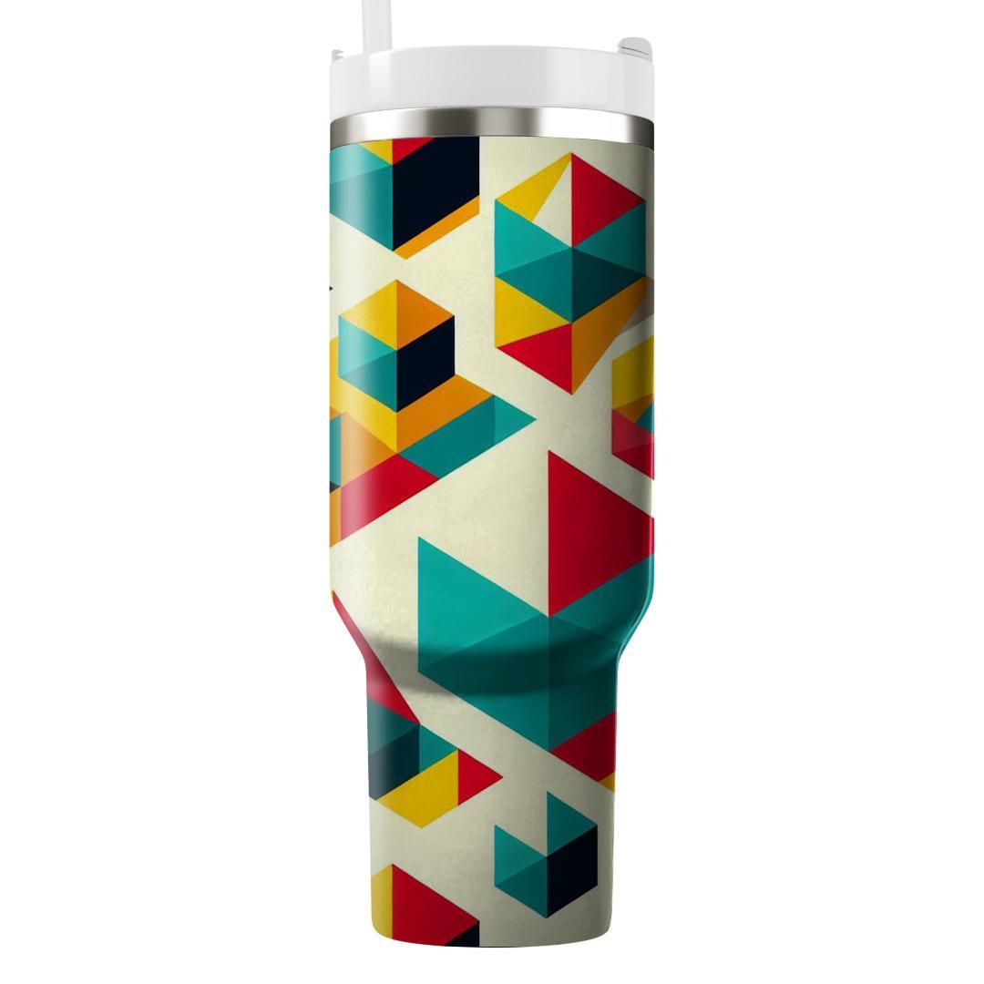 Retro Geo Prism  Decorative Tumblers