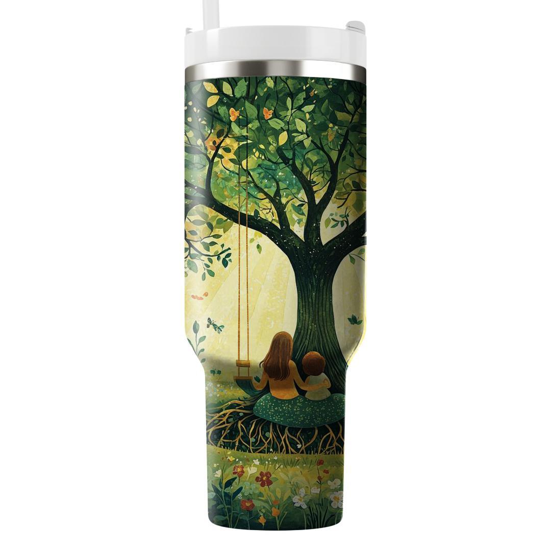 Roots Of Serenity: A Mother’s Legacy Through Nature Tumblers With Lids