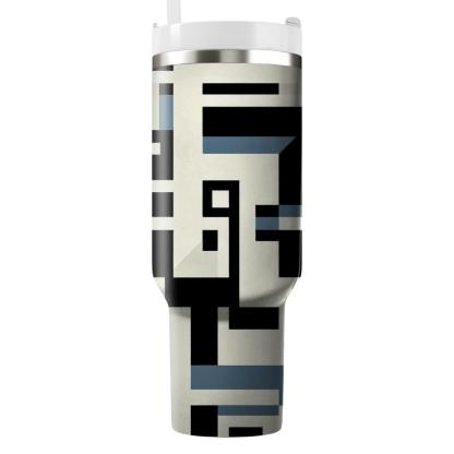 Bauhaus Line Art  Travel Tumblers