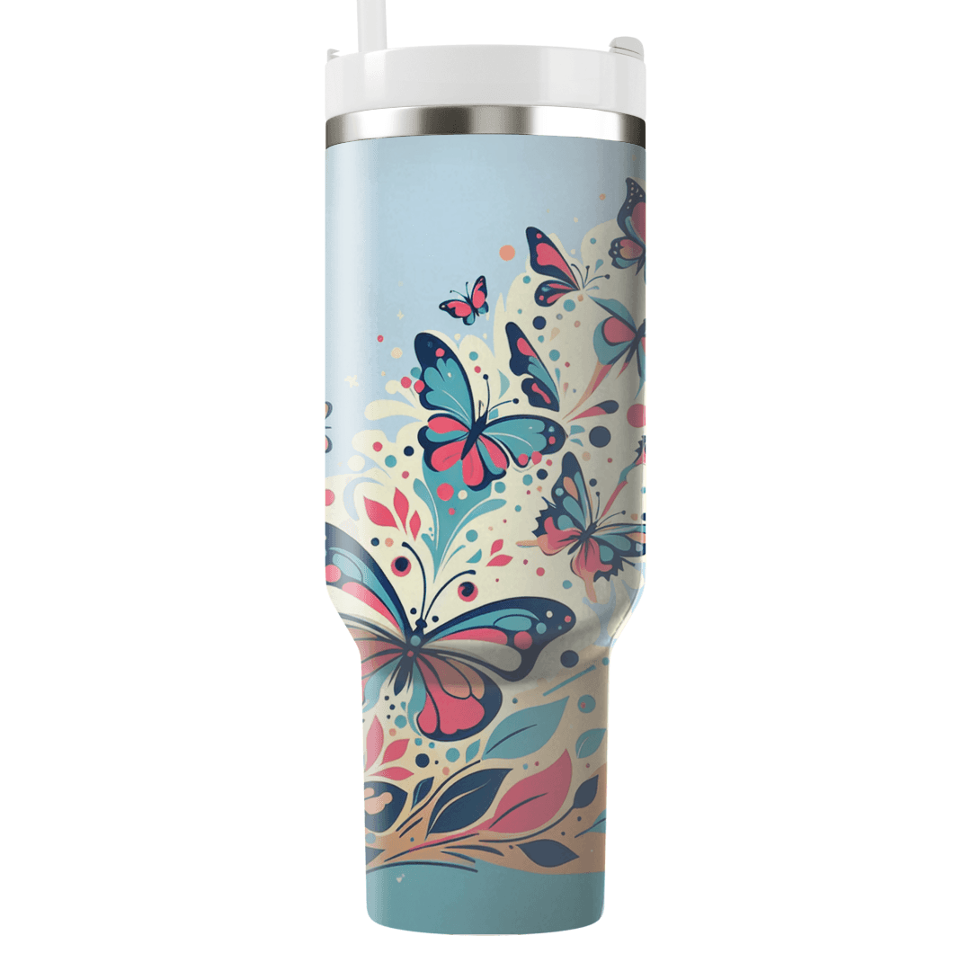 Cheerful Butterflies  Custom Tumblers