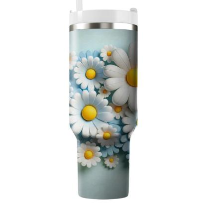 Charming Daisy Dream  Tumbler Cups
