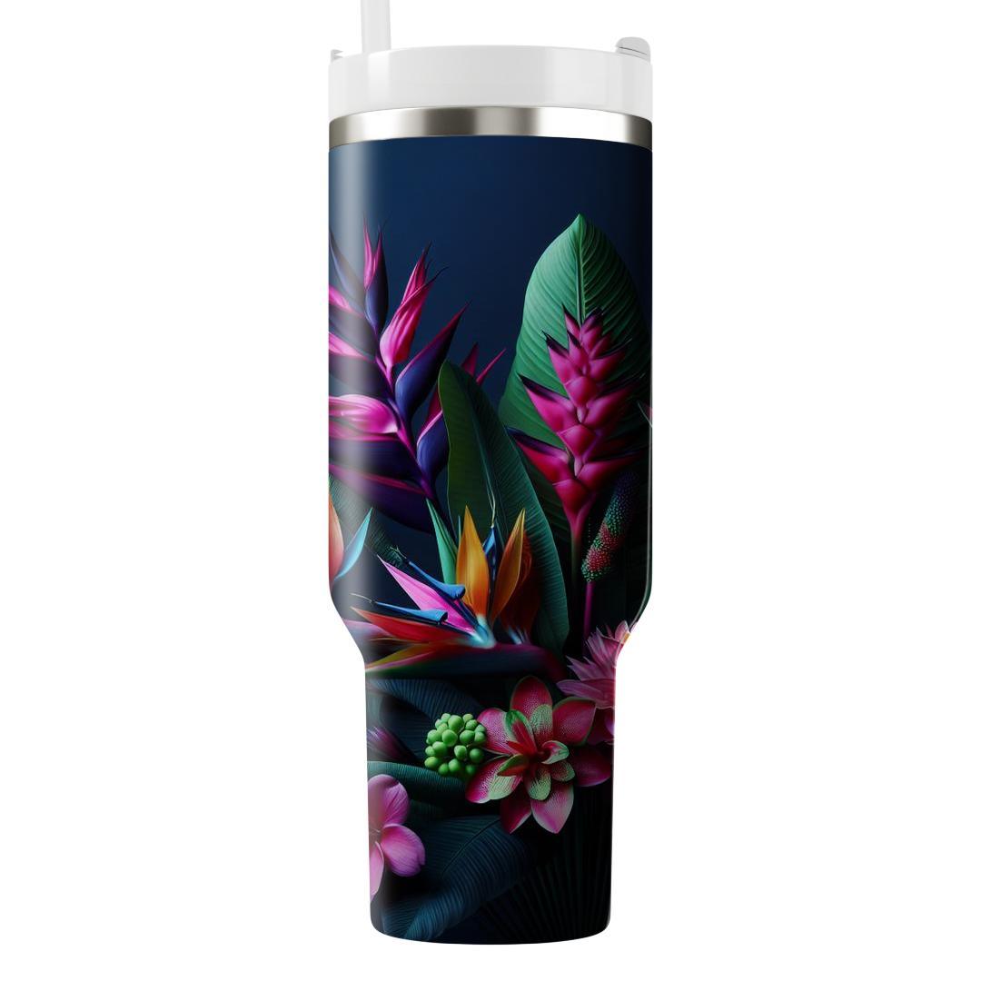 Exotic Blossom  Unique Tumblers