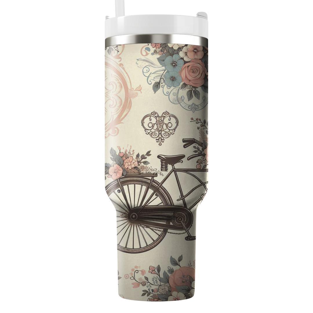 Charming Vintage Bicycle  Custom Tumblers