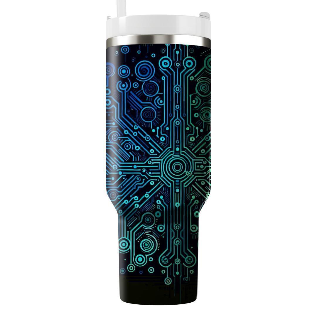 Cyberpop Circuit  Personalized Tumblers