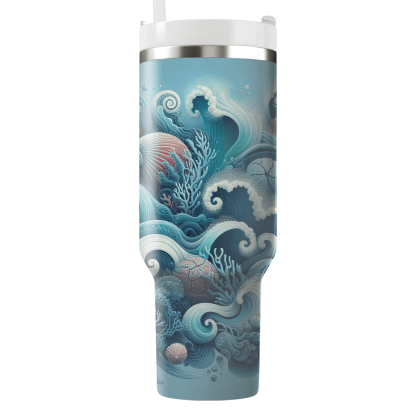 Elysian Tides - Ocean Day  Decorative Tumblers