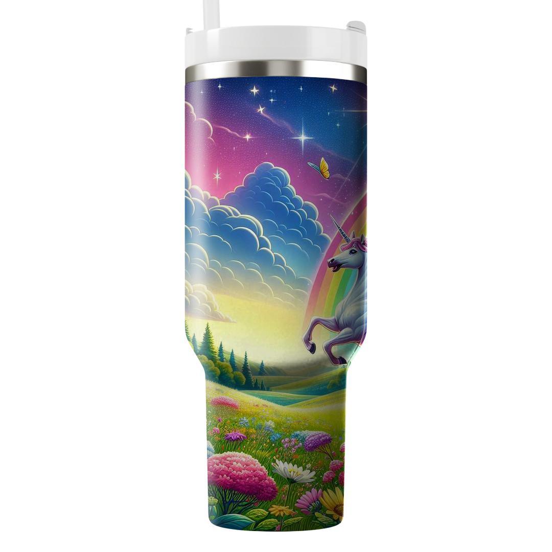 Fantasy Unicorn Meadow  Personalized Tumblers