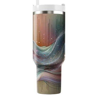 Waves Of Joy - New Year’s Serenity  Tumblers With Lids