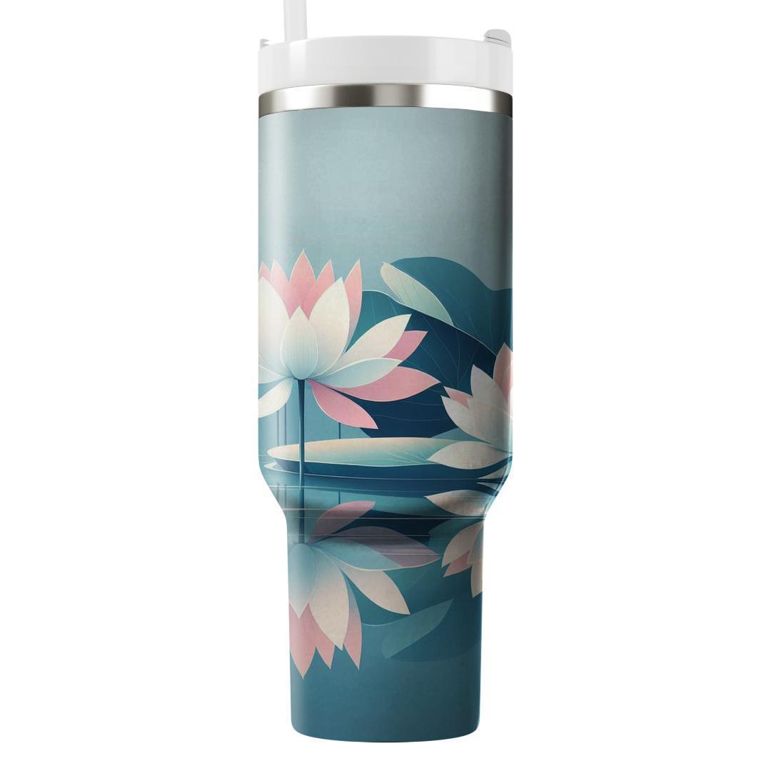 Zen Lotus Reflection  Insulated Tumblers