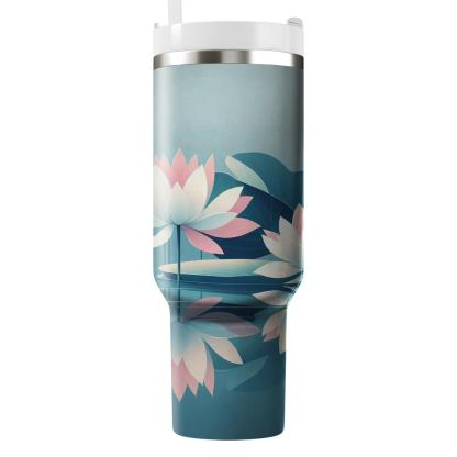 Zen Lotus Reflection  Insulated Tumblers