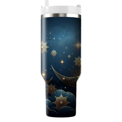 Celestial Blessings - Ramadan Reflections  Tumblers With Lids