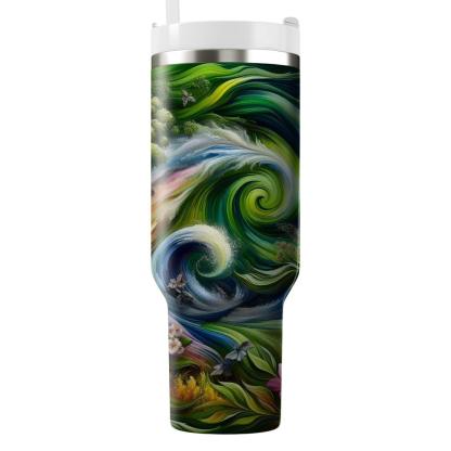 Spirit Of Renewal - Earth Day Celebration  Tumblers With Lids