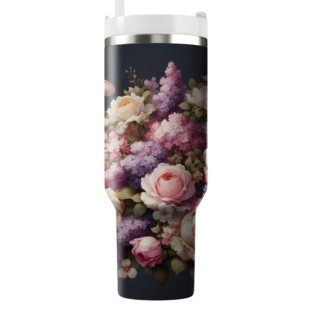 Romantic Garden Blooms  Tumbler Cups