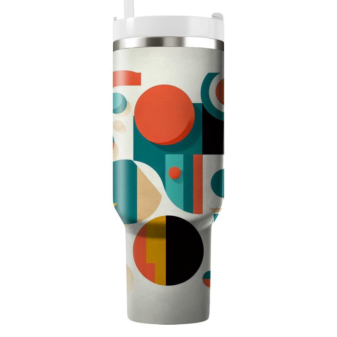 Mod Abstract Shapes  Travel Tumblers