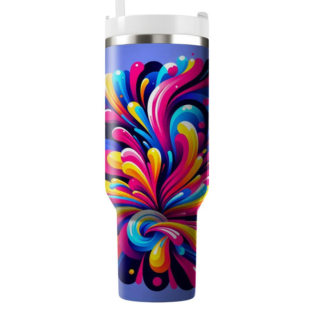  Color Burst  Tumblers With Lids