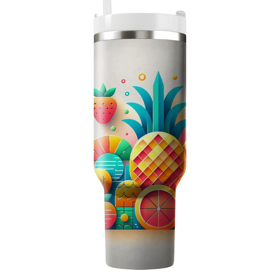 Funky Fresh Fruit  Personalized Tumblers