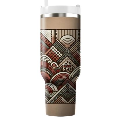 Boho Fringe  Travel Tumblers