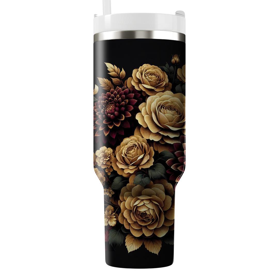 Glamorous Floral Cascade  Tumblers For Gifts