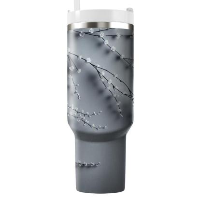 Silver Birch Blossom  Tumbler Cups