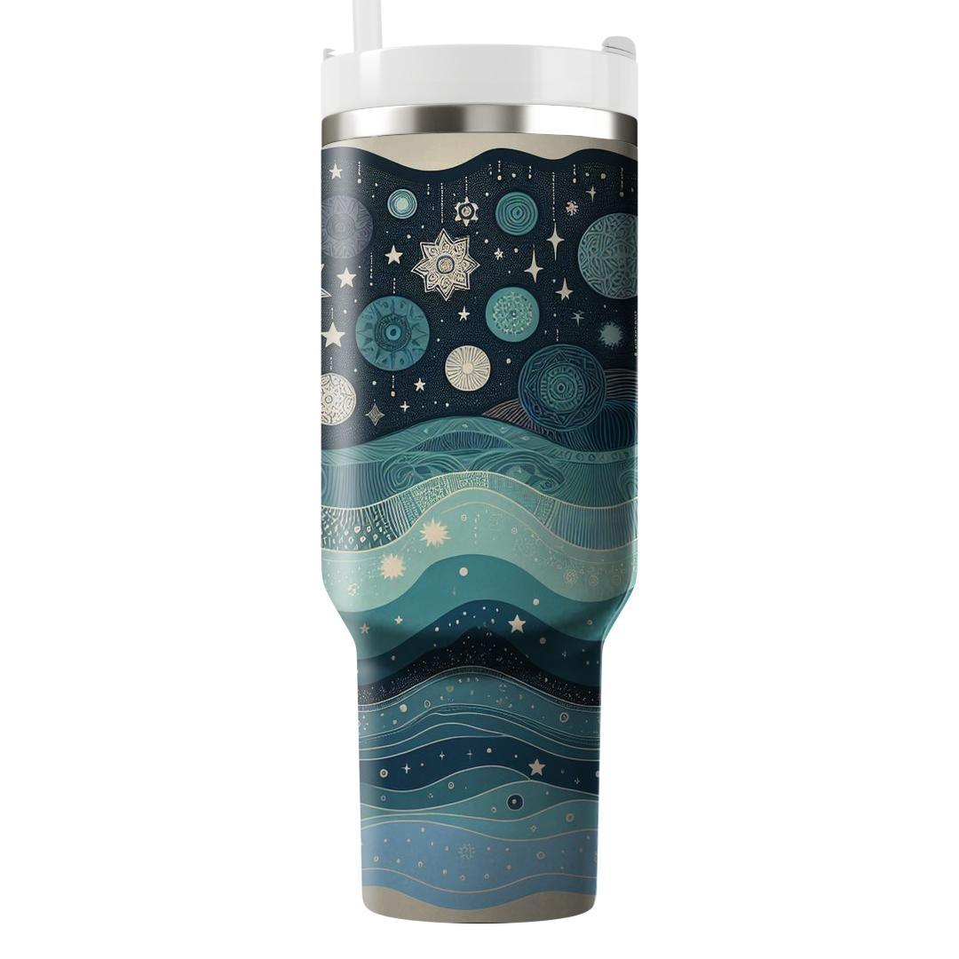 Celestial Rainbow Fade  Unique Tumblers