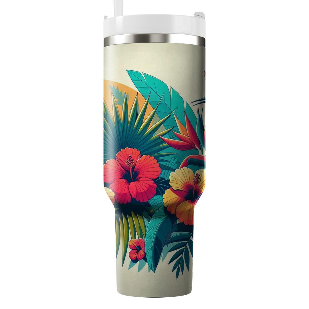 Tropical Jungle Fiesta  Unique Tumblers