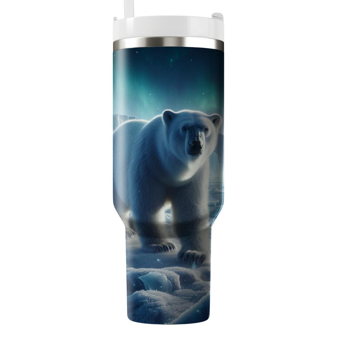 Frosty Polar Bear Haven  Tumblers With Lids