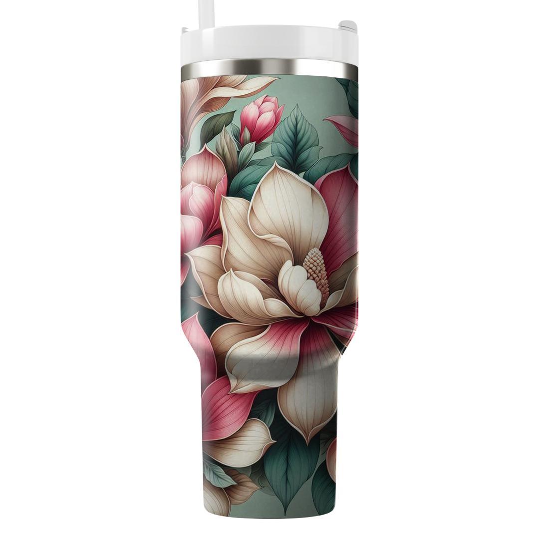 Joyful Magnolia  Insulated Tumblers