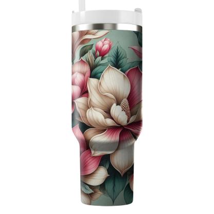 Joyful Magnolia  Insulated Tumblers
