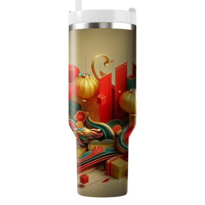 Echoes Of Tradition - A Unique Lunar New Year  Tumbler Cups