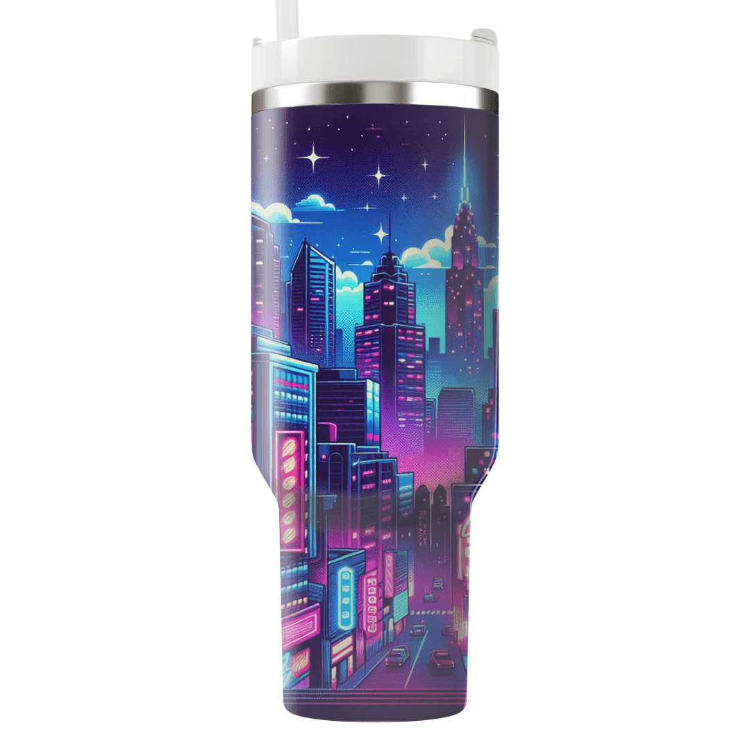 Electric City Nights Insulated Tumblers