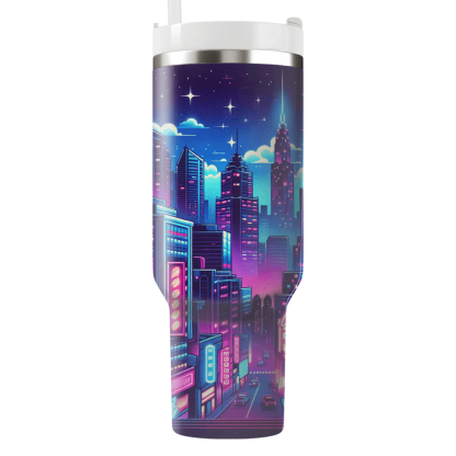 Electric City Nights Insulated Tumblers