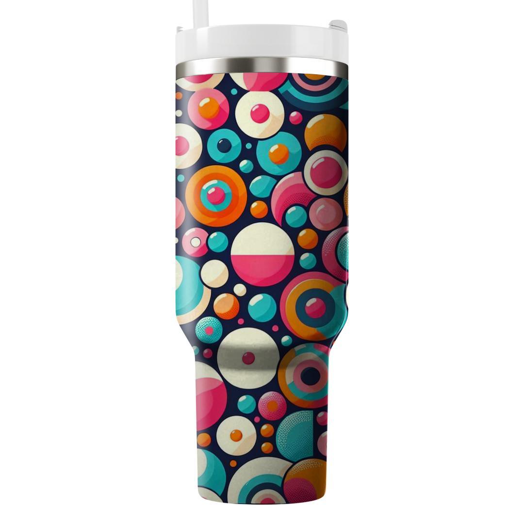 Circular Dots Array  Tumblers With Lids
