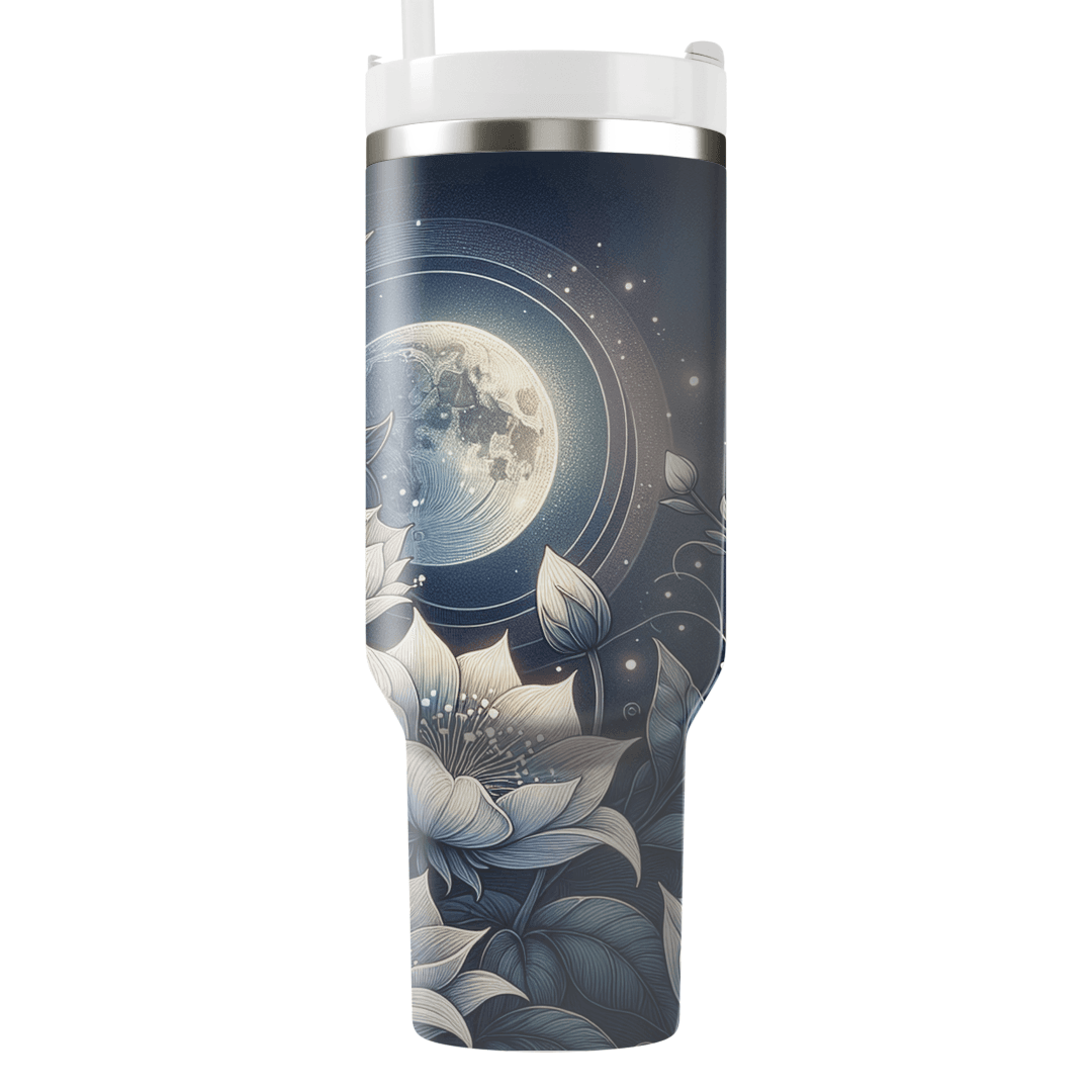 Mystical Moonflower  Tumblers With Lids