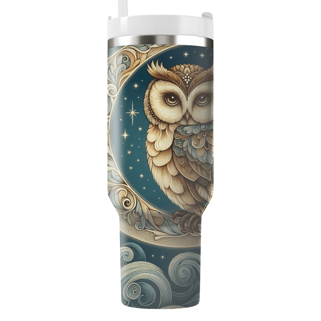 Dreamy Night Owl  Tumbler Cups
