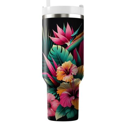 Chic Tropical Vibes  Insulated Tumblers