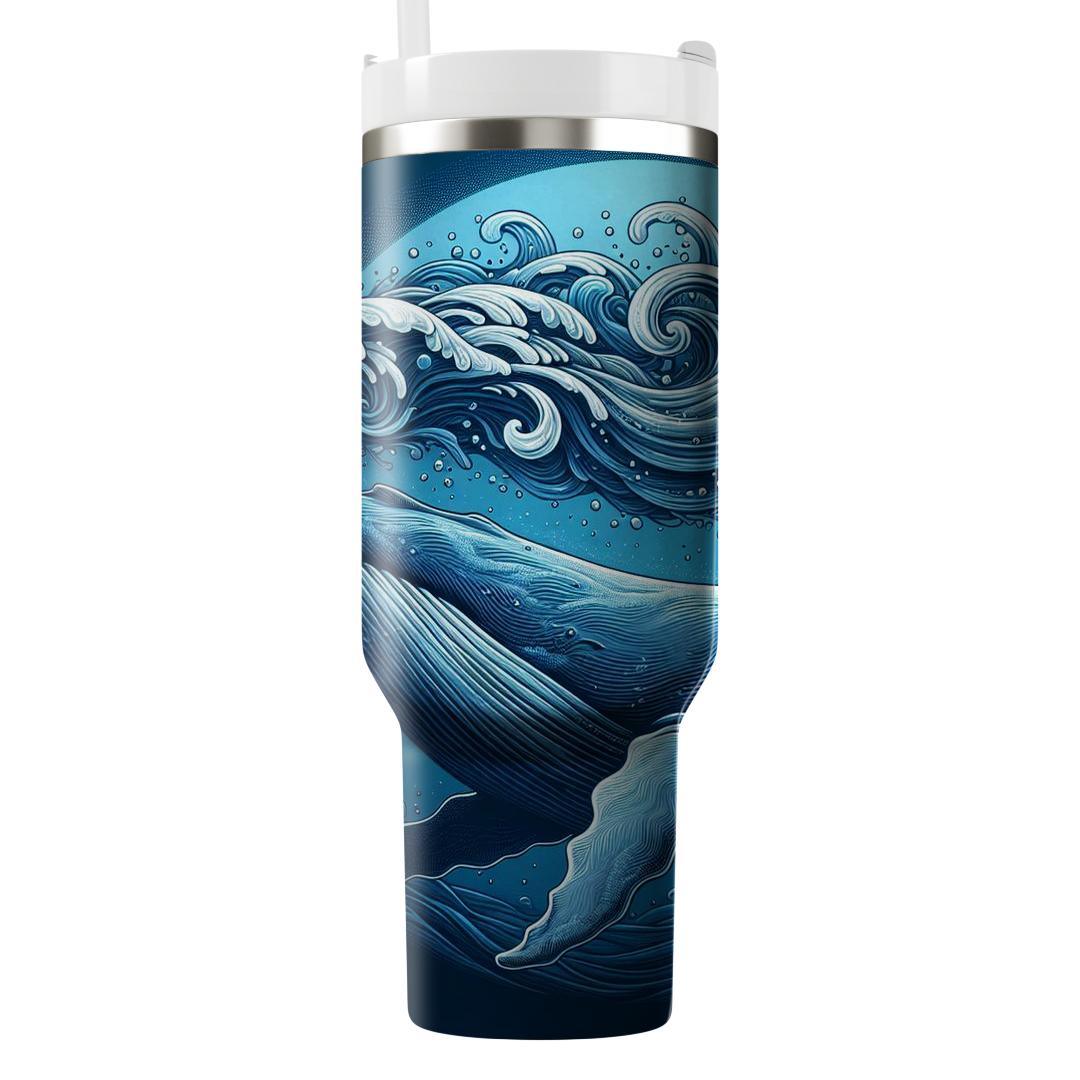 Whale Of The Deep Sea  Tumblers With Lids