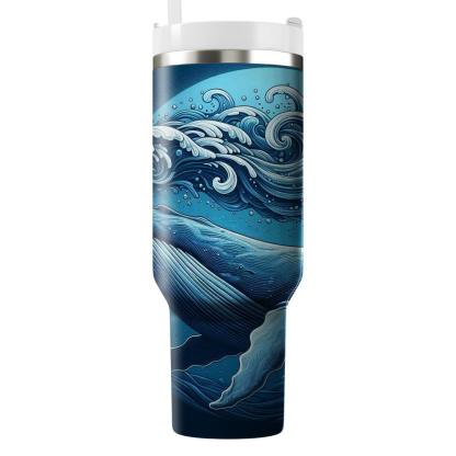 Whale Of The Deep Sea  Tumblers With Lids