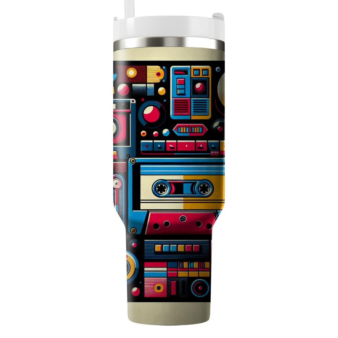 Retro Tape Deck  Personalized Tumblers