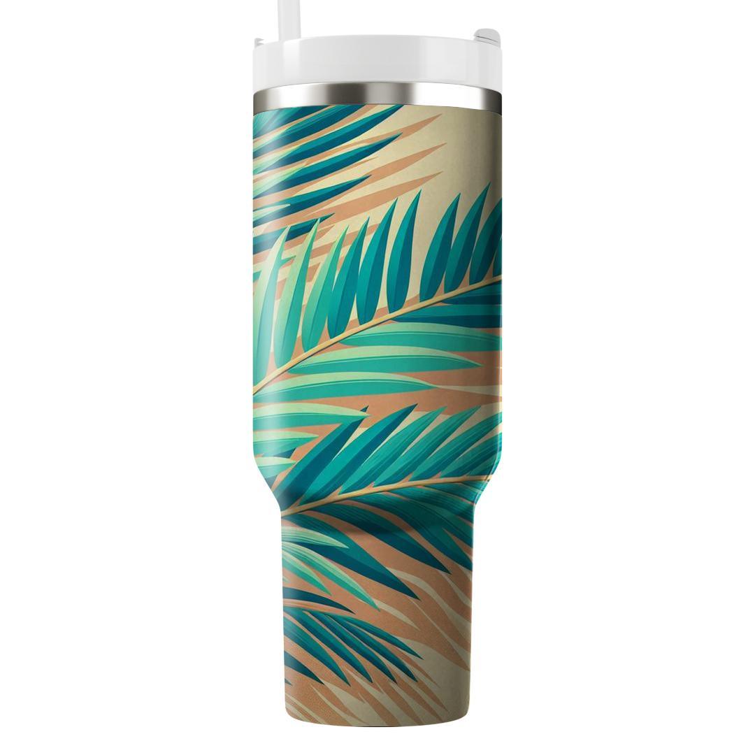 Tropical Palm Oasis  Decorative Tumblers