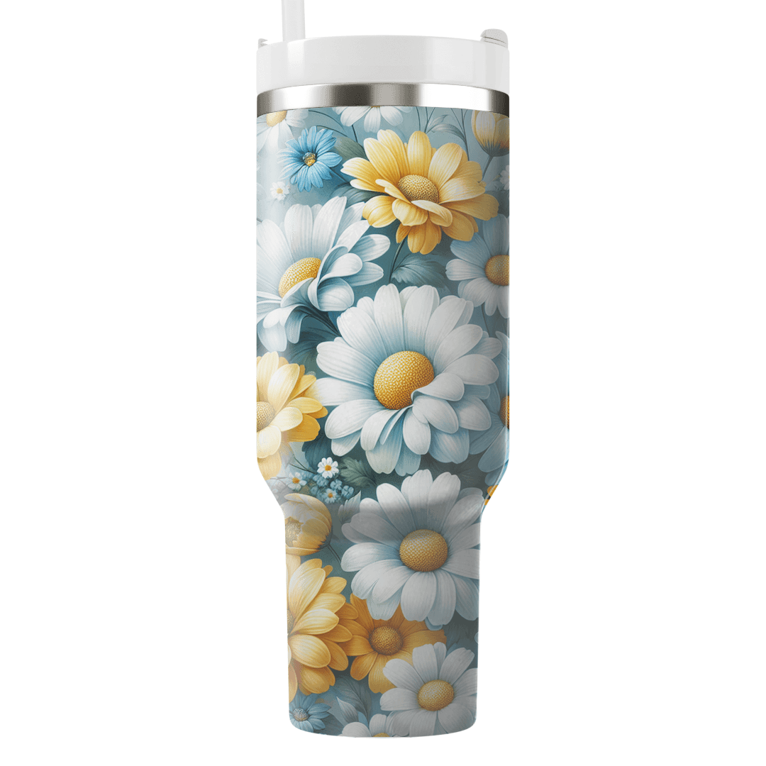 Charming Daisy Fields  Custom Tumblers