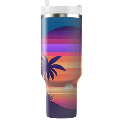 Colorful Sunset Palms  Tumblers For Gifts