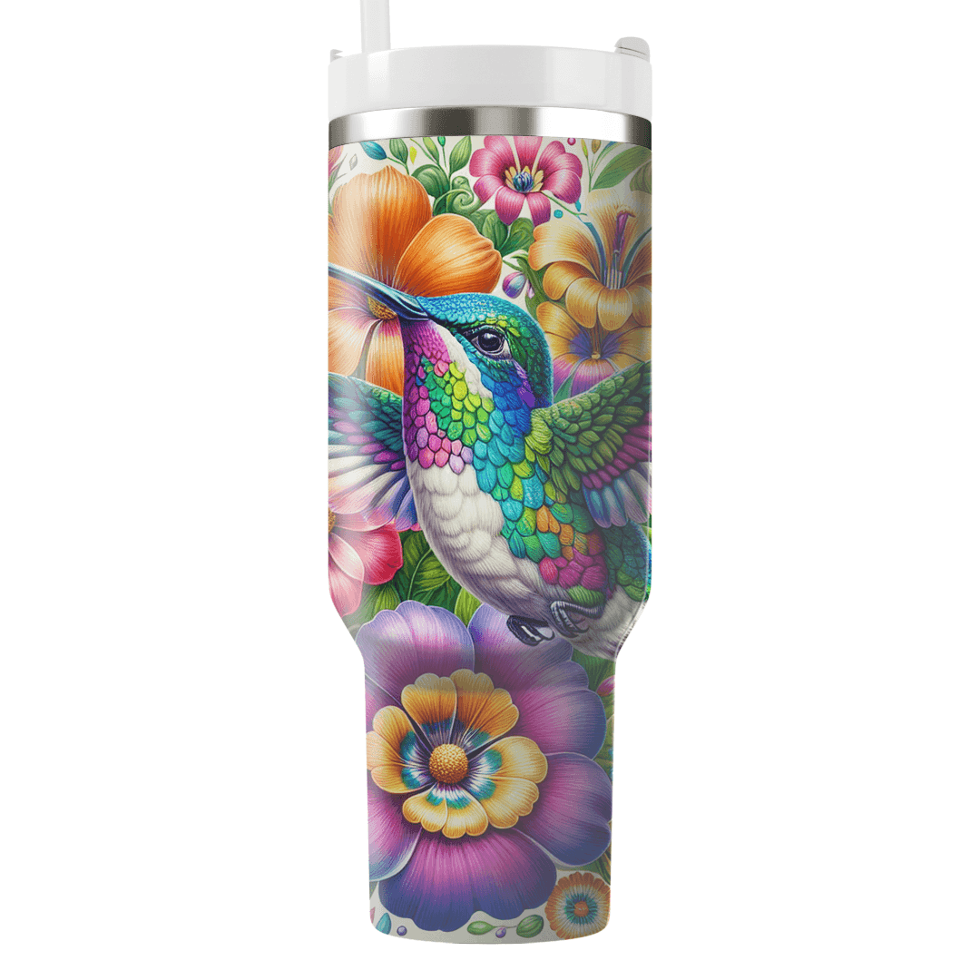 Enchanting Hummingbird Garden  Tumblers With Lids