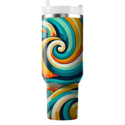 Vibrant Spiral Motif  Tumblers For Gifts