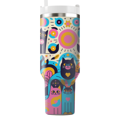 Charming Cat Vibes  Custom Tumblers