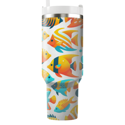 Colorful Tropical Fish  Custom Tumblers