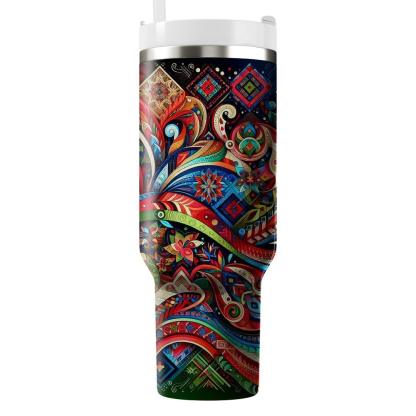 Radiant Unity - Festival Of Nations  Tumblers With Lids