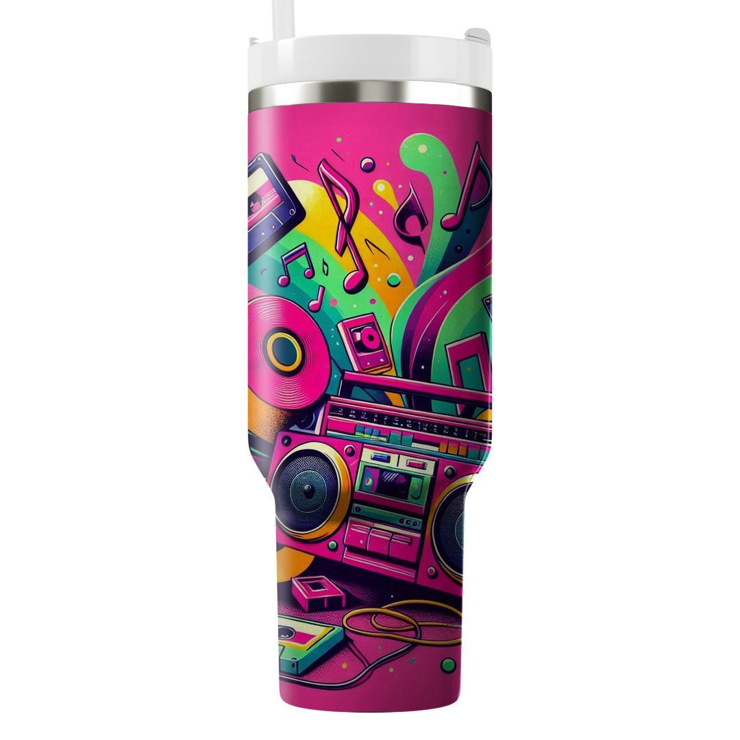 Funky Retro Boombox  Unique Tumblers